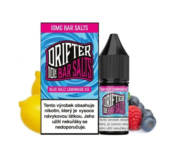 Drifter Bar Salts Blue Razz Lemonade Ice (Vychlazená limonáda s modrými malinami) 10ml
