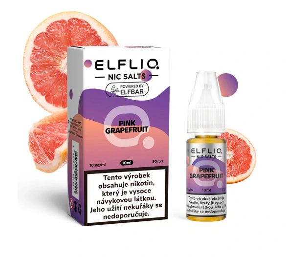Elfliq Salt Pink Grapefruit (Svěží grapefruit) 10ml 10mg/20mg