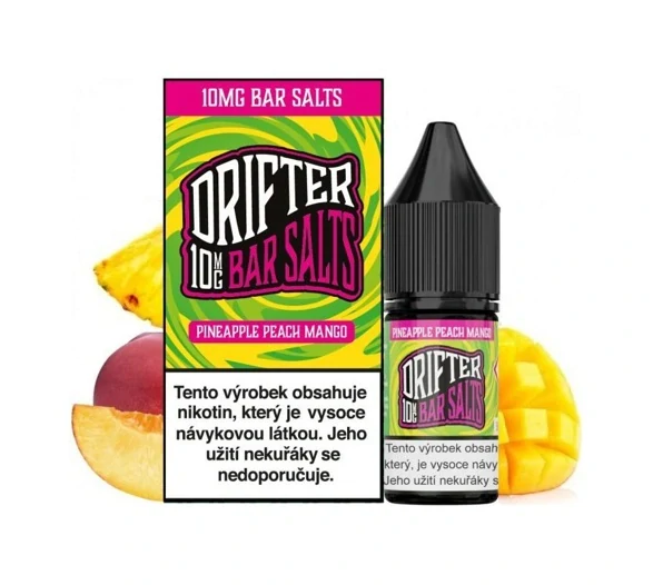 Drifter Bar Salts Pineapple Peach Mango (Ananas, broskev a mango) 10ml