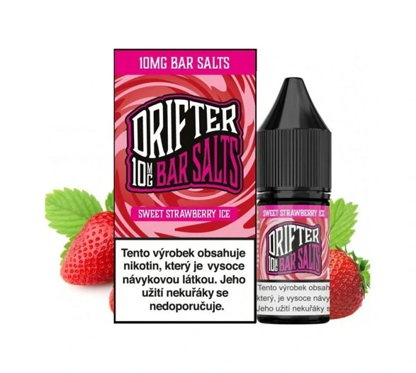 Drifter Bar Salts Sweet Strawberry Ice (Chladivá sladká jahoda) 10ml