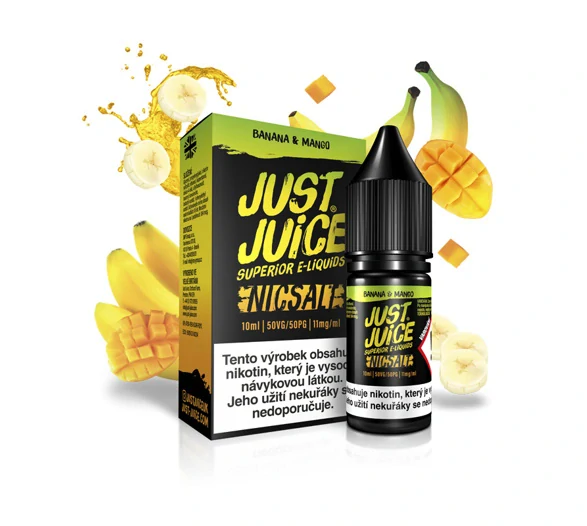 Just Juice Salt Banana & Mango (Banán & mango) 10ml