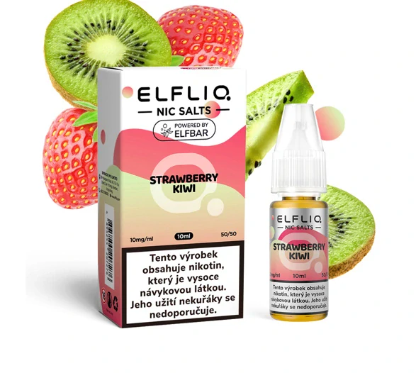 Elfliq Salt Strawberry Kiwi (Jahoda a kiwi) 10ml 10mg/20mg