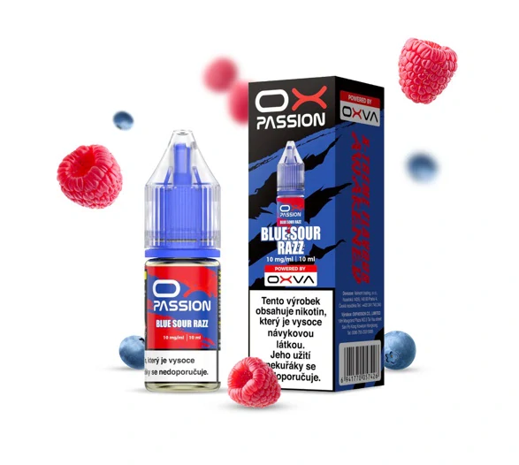 OXVA OX PASSION Salt Blue Sour Razz (Borůvka & malina) 10ml