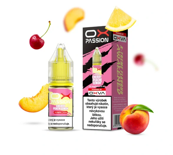 OXVA OX PASSION Salt Cherry Peach Lemon (Třešeň, broskev & citron) 10ml