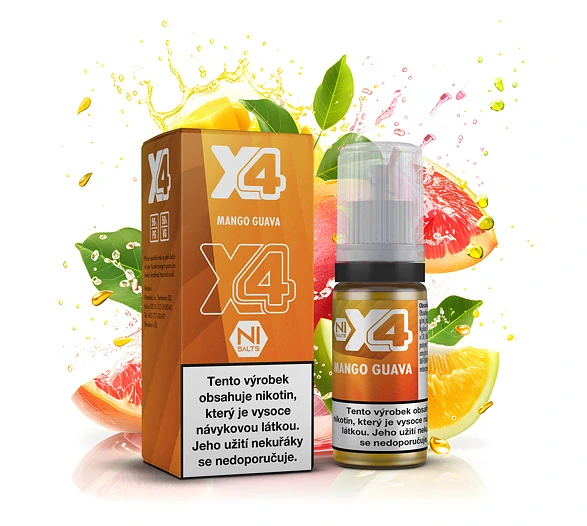 X4 Bar Juice Mango Guava (Mango s guavou) 10ml