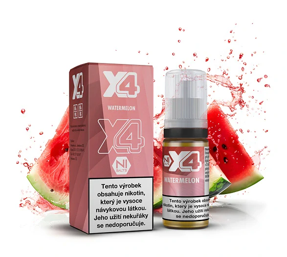 X4 Bar Juice Watermelon (Vodní meloun) 10ml