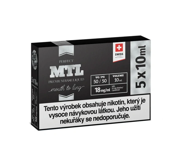 JustVape MTL Booster (50VG/50PG) 5x10ml / 18mg