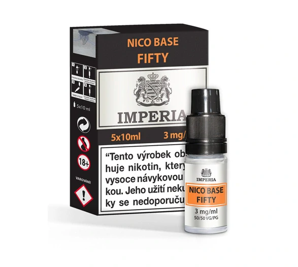 Imperia Fifty Nico Base (50VG/50PG) 5x10ml