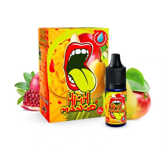 Příchuť Big Mouth: High Mango (Mango s hruškou a granátovým jablkem)