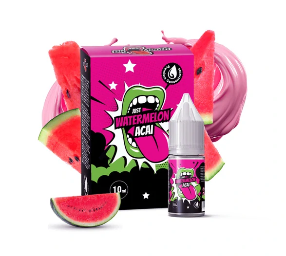 Příchuť Big Mouth: Just Watermelon Acai (Vodní meloun a acai)