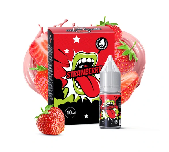Příchuť Big Mouth: Just Strawberry (Jahoda)