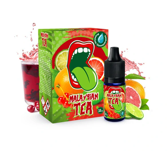 Příchuť Big Mouth: Malaysian Tea (Exotický čaj z rybízu, pomeranče a limetky)