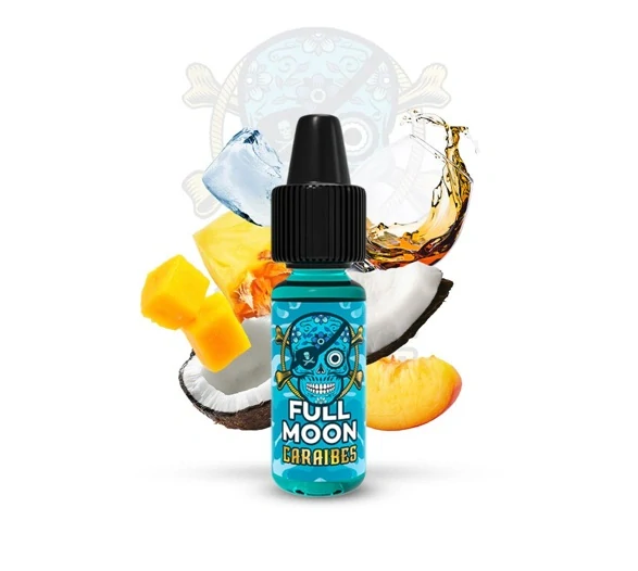 Příchuť Full Moon: Pirates Caraibes (Rum, ananas, mango a kokos)