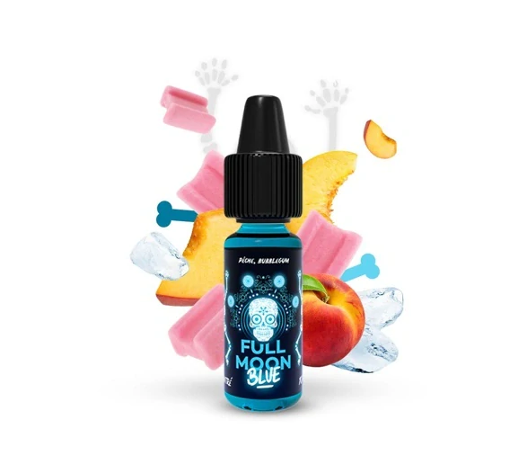 Příchuť Full Moon: Colors Blue (Svěží broskvová žvýkačka)