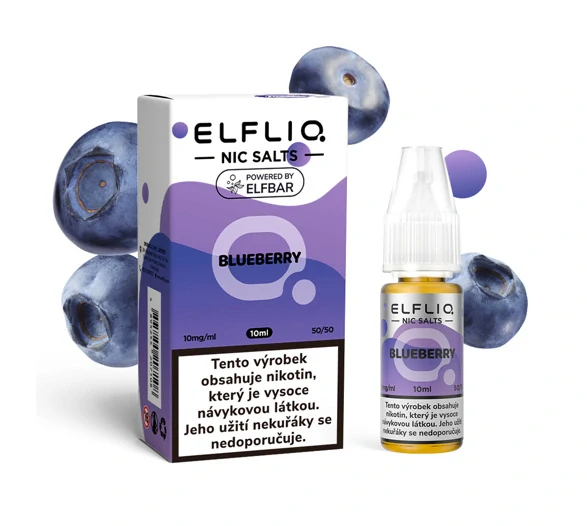 Elfliq Salt Blueberry (Borůvka) 10ml 10mg/20mg