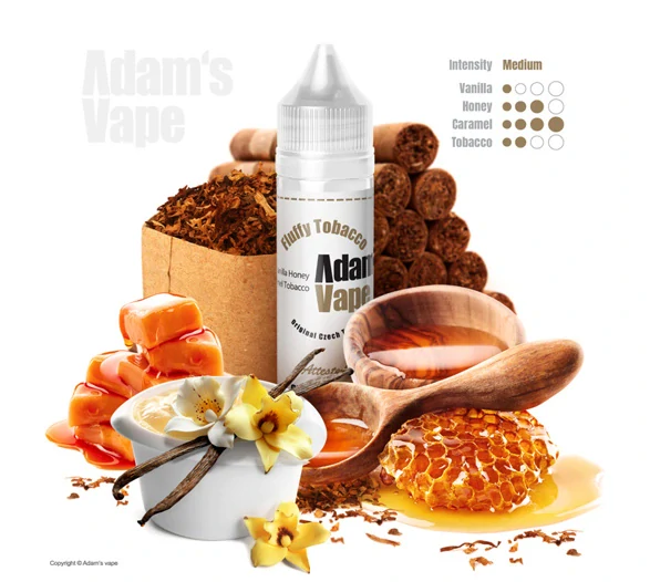 Příchuť Adam's Vape S&V: Fluffy Tobacco (Sladká tabáková směs)
