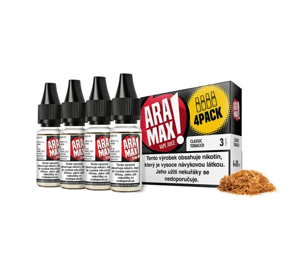 Aramax Classic Tobacco (Klasický tabák) 4x10ml