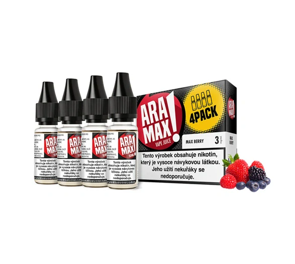 Aramax Max Berry (Lesní plody) 4x10ml