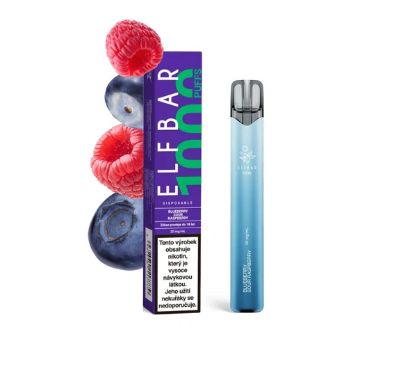 Elf Bar 1000 Disposable Pod Kit (Blueberry Sour Raspberry)
