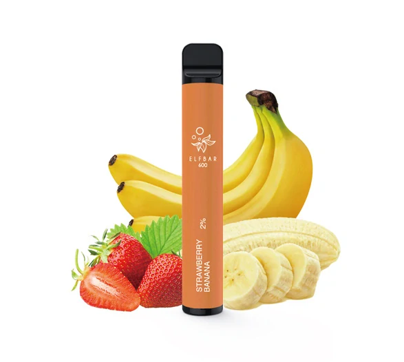 Elfbar 600 Disposable Pod Kit (Strawberry Banana)