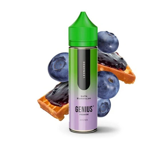 Příchuť ProVape Genius S&V: Leonardo (Vafle s borůvkovým džemem)