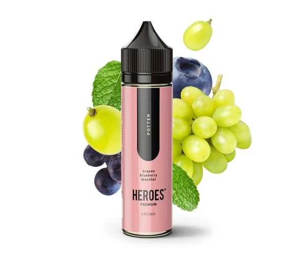 Příchuť ProVape Heroes S&V: Potter (Hrozny, borůvka, mentol)