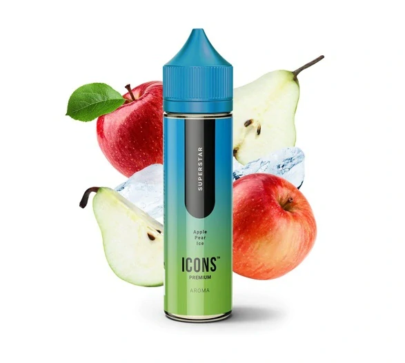 Příchuť ProVape Icons S&V: Superstar (Ledové jablko a hruška)
