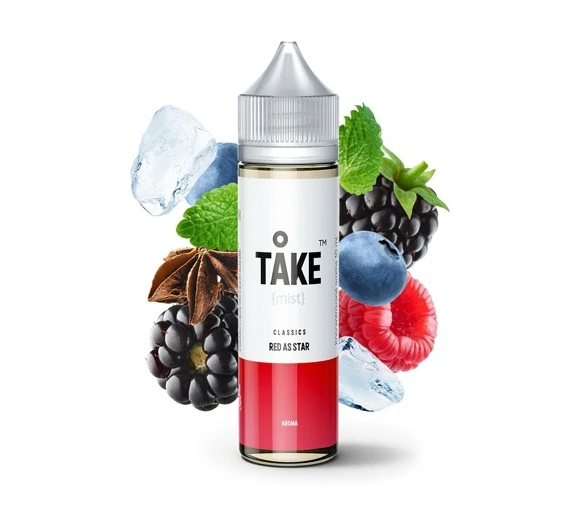 Příchuť ProVape Take Mist S&V: Red As Star (Bobulovitý mix s anýzem)