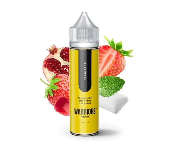 Příchuť ProVape Warriors S&V: Gladiator (Granátové jablko, jahoda, máta)