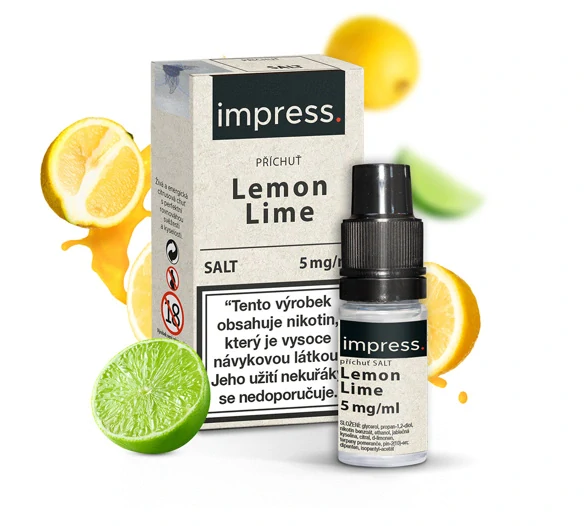 Impress Salt Lemon Lime (Citron a limetka) 10ml