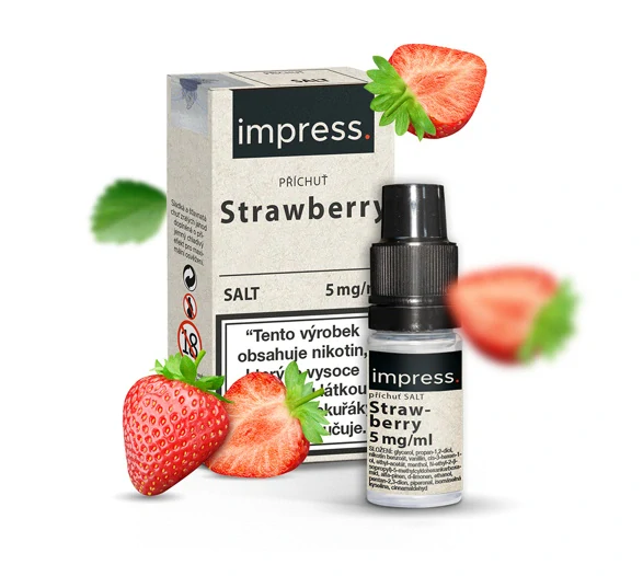 Impress Salt Strawberry (Ledová jahoda) 10ml