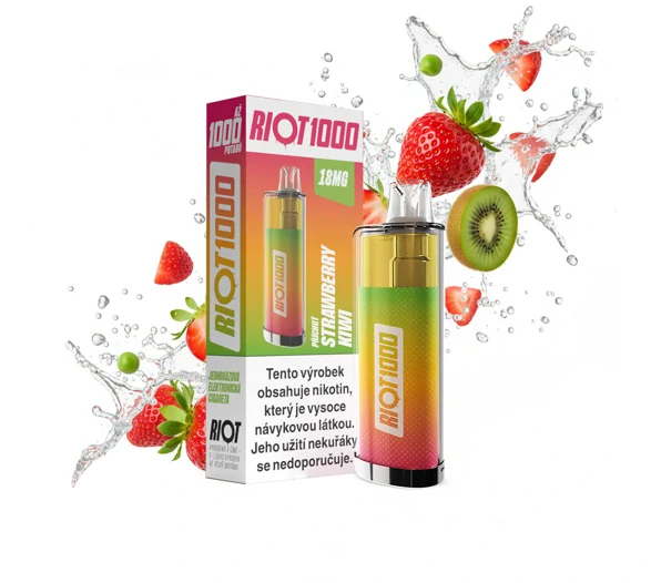 RIOT 1000 Disposable Pod Kit (Strawberry Kiwi)