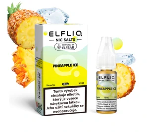 Elfliq Salt Pineapple Ice (Ledový ananas) 10ml 10mg/20mg