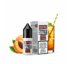 Infamous Saltz Peach Ice Tea (Broskvový čaj) 10ml 20mg