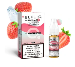 Elfliq Salt Strawberry Ice (Ledová jahoda) 10ml 10mg/20mg