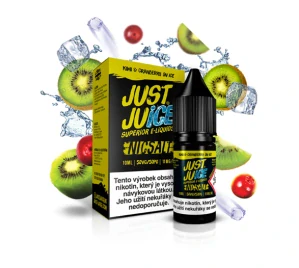 Just Juice Salt Kiwi & Cranberry On Ice (Ledové kiwi & brusinka) 10ml