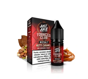 Just Juice Salt Tobacco Nutty Caramel (Oříškový tabák s karamelem) 10ml