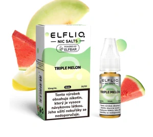 Elfliq Salt Triple Melon (Melounový mix) 10ml 10mg/20mg