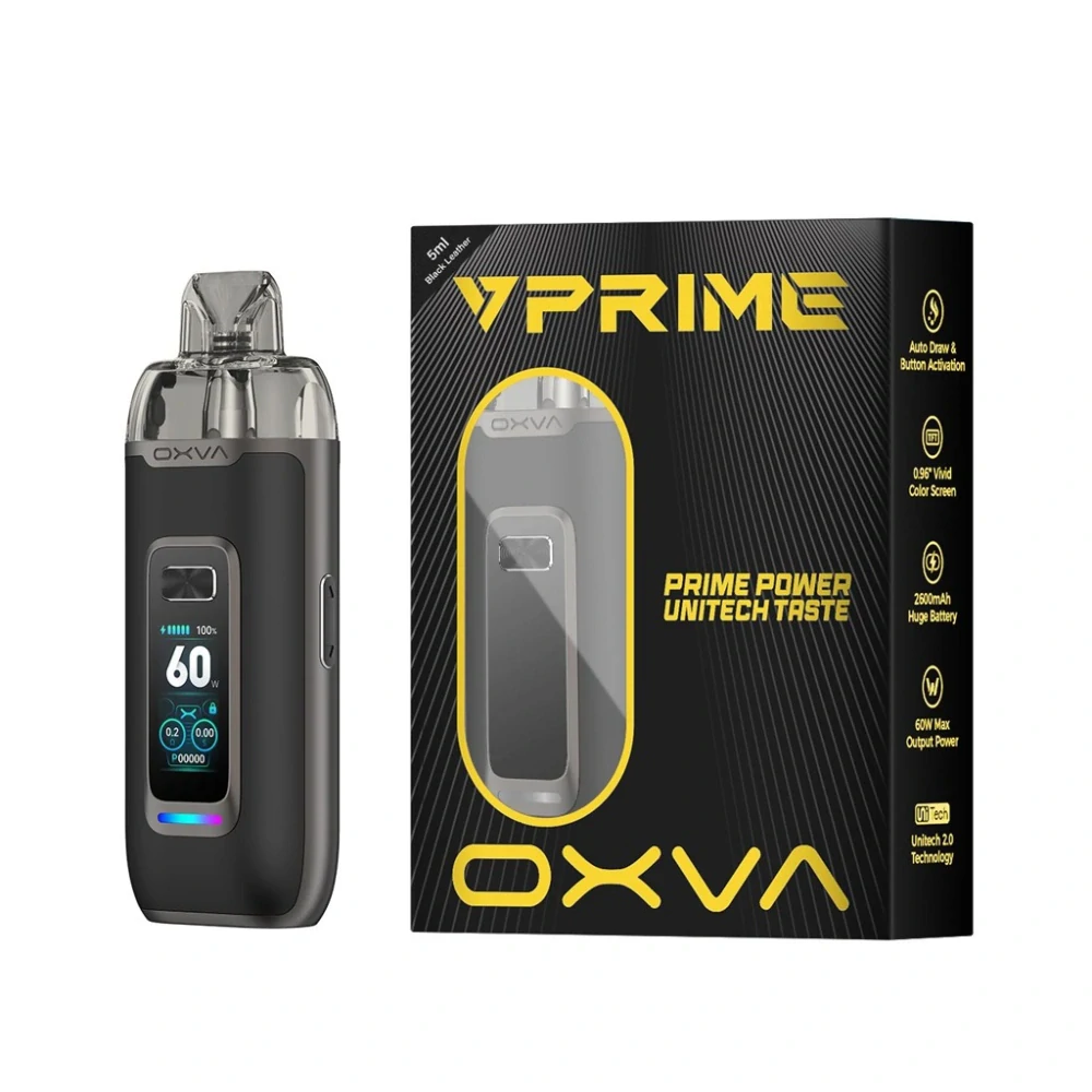 OXVA Vprime Pod Kit (Black Leather)