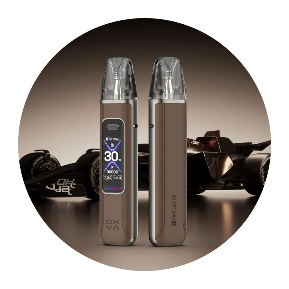 OXVA Xlim Pro 3 Pod Kit (Brown Leather)