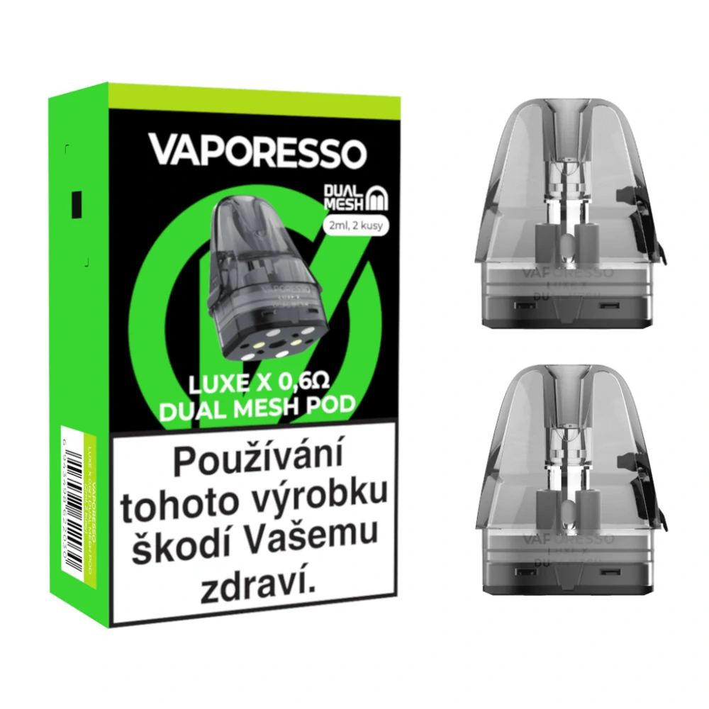 Vaporesso LUXE X Series Dual Mesh 2ml náhradní cartridge 2ks