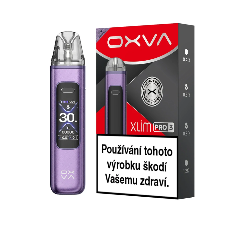 OXVA Xlim Pro 3 Pod Kit (Purple Silk)