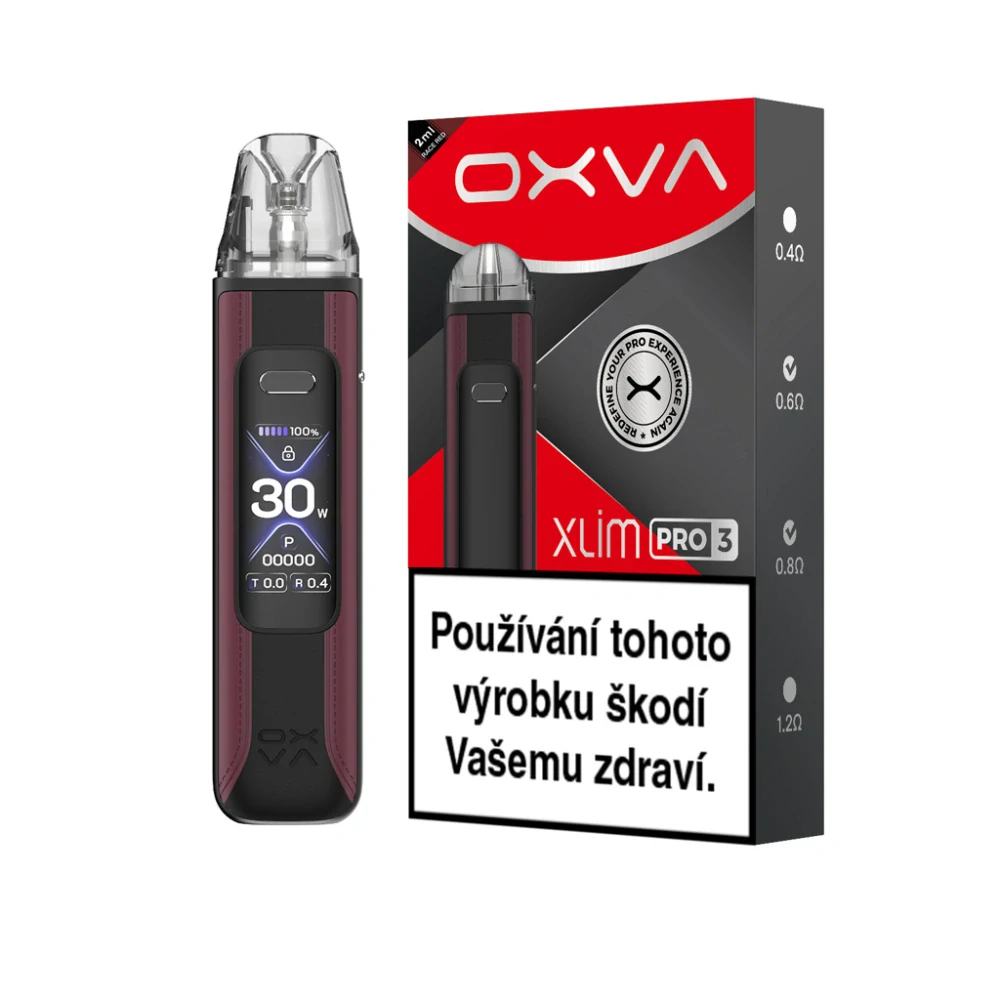 OXVA Xlim Pro 3 Pod Kit (Race Red)