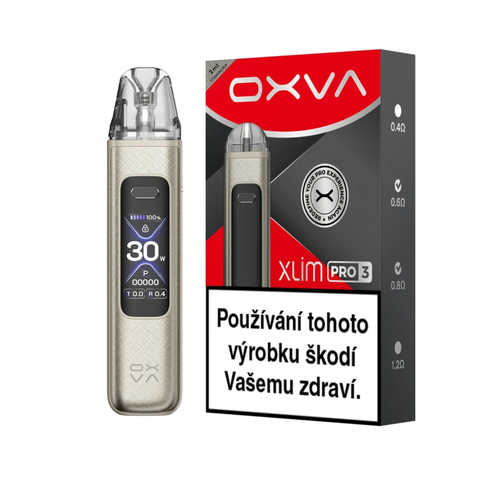 OXVA Xlim Pro 3 Pod Kit (Titanium Silk)