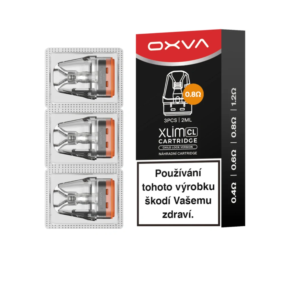 OXVA Xlim V3 CL Top Fill náhradní cartridge 3ks