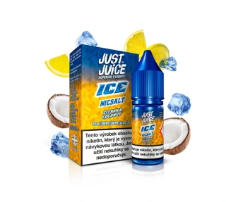 Just Juice Salt ICE Citron & Coconut (Ledový citron & kokos) 10ml