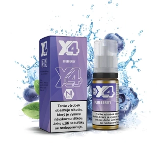 X4 Bar Juice Blueberry (Borůvka) 10ml