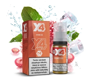 X4 Bar Juice Lychee Ice (Ledové liči) 10ml