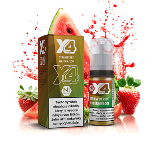 X4 Bar Juice Strawberry Watermelon (Jahoda a vodní meloun) 10ml