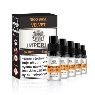 Imperia Velvet Nico Base (80VG/20PG) 5x10ml
